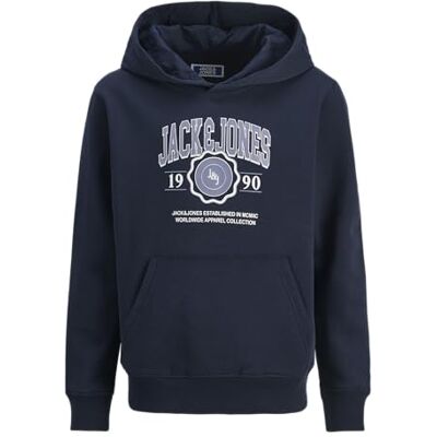 JACK & JONES JUNIOR Jjmako Sweat Hood Jnr, Sky Captain, 140 JACK & JONES JUNIOR Jjmako Sweat Hood Jnr, Sky Captain, 140