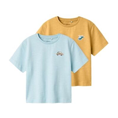 NAME IT pojkar Nmmfredery 2P Ss Nreg Top Pb (2-pack), Vattumannen, 116 NAME IT pojkar Nmmfredery 2P Ss Nreg Top Pb (2-pack), Vattumannen, 116