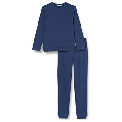 MINYMO Unisex barn sweatshirt (2-pack), Mörkblå, 104 MINYMO Unisex barn sweatshirt (2-pack), Mörkblå, 104