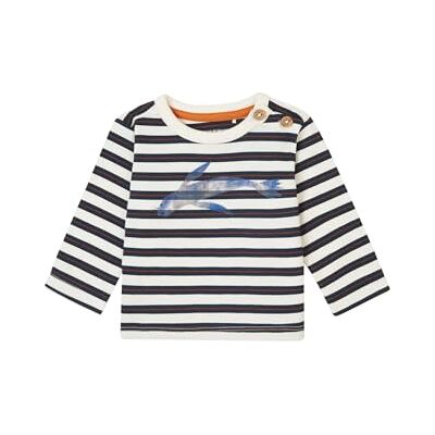 Noppies Baby pojkar pojkar t-shirt långärmad randig T-shirt, Buttercream P959, 74 cm Noppies Baby pojkar pojkar t-shirt långärmad randig T-shirt, Buttercream P959, 74 cm