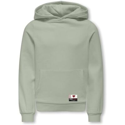 Only & Kids Kognoomi-vinta etikett Ls Hood Cs SWT Noos, Ökensalt, 110-116 Only & Kids Kognoomi-vinta etikett Ls Hood Cs SWT Noos, Ökensalt, 110-116
