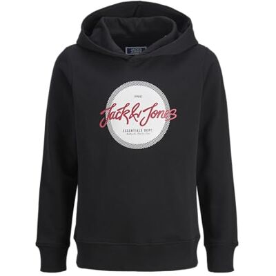JACK & JONES Jjurban Sweat Hood Jnr, svart, 152 JACK & JONES Jjurban Sweat Hood Jnr, svart, 152