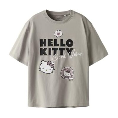 NAME IT NAMN IT Flicka Nkfakibo Hellokitty Ss Nreg Top Box Sky, Island Fossil, 134 cm/140 cm, Island Fossil, 134/140 cm NAME IT NAMN IT Flicka Nkfakibo Hellokitty Ss Nreg Top Box Sky, Island Fossil, 134 cm/140 cm, Island Fossil, 134/140 cm