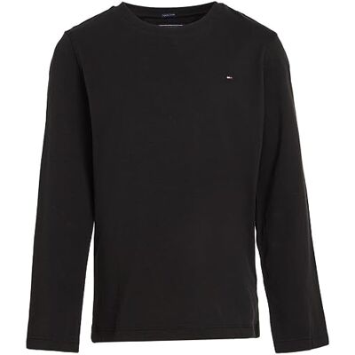 Tommy Hilfiger t-shirt för pojkar, Svart (meteorit), 140 Tommy Hilfiger t-shirt för pojkar, Svart (meteorit), 140