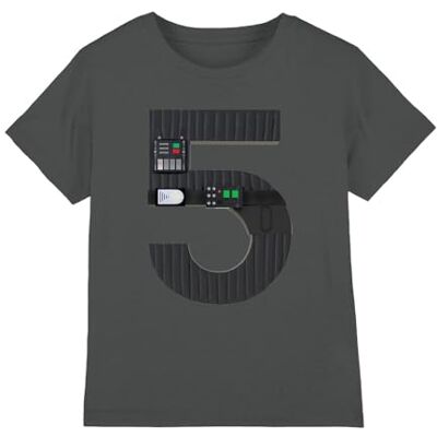 Star Wars mandarin creative ltd Darth Vader 5 unisex barn t-tröja, mörkgrå, 3–4 år för pojkar, Mörkgrå, 3-4 år Star Wars mandarin creative ltd Darth Vader 5 unisex barn t-tröja, mörkgrå, 3–4 år för pojkar, Mörkgrå, 3-4 år