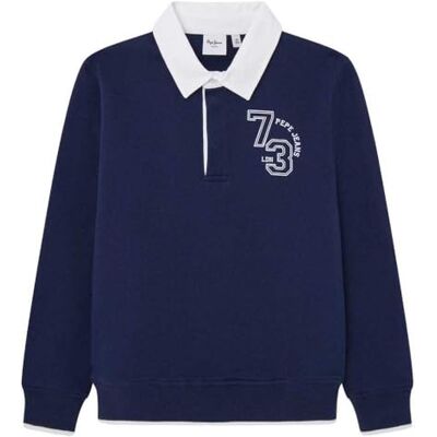 Pepe Jeans pojke Bassilo tröja, Blå (marinblå), 12 år Pepe Jeans pojke Bassilo tröja, Blå (marinblå), 12 år