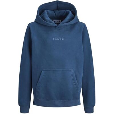 JACK & JONES Jcopoint Sweat Badge Hood Jnr, titan, 164 JACK & JONES Jcopoint Sweat Badge Hood Jnr, titan, 164