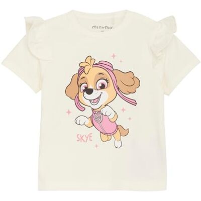 MINYMO Kortärmad t-shirt med Paw Patrol-tryck, Vit, 80 cm MINYMO Kortärmad t-shirt med Paw Patrol-tryck, Vit, 80 cm