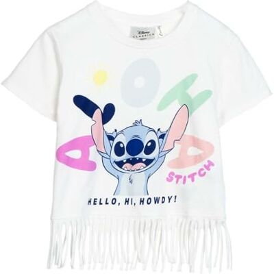 STITCH Kortärmad T-shirt för barn vit EAN-märke: 8445484508574 storlek: 6 år STITCH Kortärmad T-shirt för barn vit EAN-märke: 8445484508574 storlek: 6 år