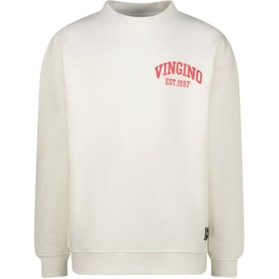 Vingino Boys icon-crew i färg moln vit storlek 12 av kollektionen AW25, Moln vit, 12 år Vingino Boys icon-crew i färg moln vit storlek 12 av kollektionen AW25, Moln vit, 12 år