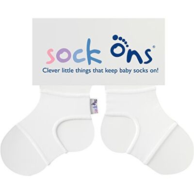 Sock Ons Baby flicka (0–24 månader) påse strumpor vit 0–6 månader Sock Ons Baby flicka (0–24 månader) påse strumpor vit 0–6 månader