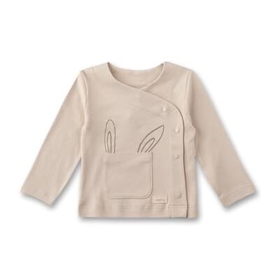 Sanetta Unisex Newborn omlottskjorta långärmad Interlock 100% ekologisk bomull, Frapp, 68 cm Sanetta Unisex Newborn omlottskjorta långärmad Interlock 100% ekologisk bomull, Frapp, 68 cm