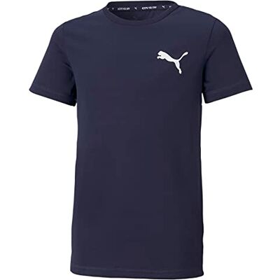 PUMA Pojkens aktiv liten logotyp T-shirt B tröja PUMA Pojkens aktiv liten logotyp T-shirt B tröja