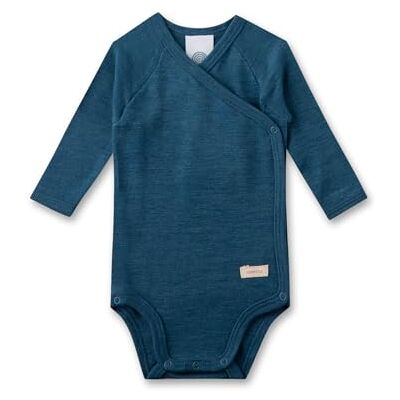 Sanetta bebispojkar wrap body, Stahlblau, 44 Sanetta bebispojkar wrap body, Stahlblau, 44