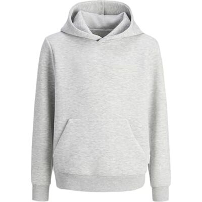 JACK & JONES JUNIOR Jcofusion Scuba Sweat Hood Jnr, Ljusgrå melange, 140 JACK & JONES JUNIOR Jcofusion Scuba Sweat Hood Jnr, Ljusgrå melange, 140