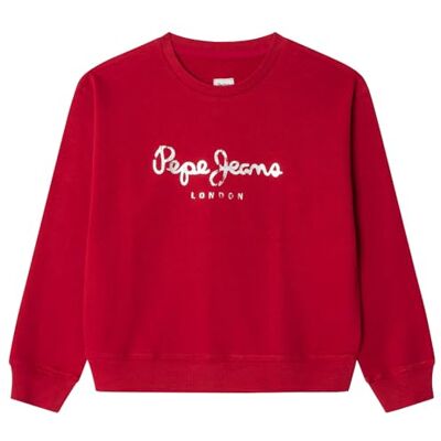 Pepe Jeans flicka ANNIE tröja, röd (djup röd) 8, Röd (djupröd), 8 år Pepe Jeans flicka ANNIE tröja, röd (djup röd) 8, Röd (djupröd), 8 år