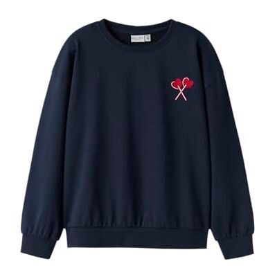 NAME IT Namn IT flicka Nkfvanita Ls RLX Sweat Unb, marinblå blazer, 116 NAME IT Namn IT flicka Nkfvanita Ls RLX Sweat Unb, marinblå blazer, 116