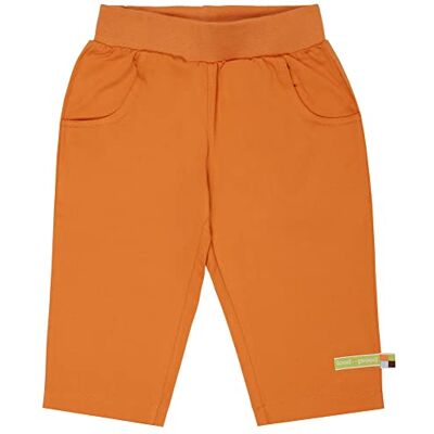 loud + proud Unisex barn Twill, GOTS certifierade byxor, carröd, 74/80, morot loud + proud Unisex barn Twill, GOTS certifierade byxor, carröd, 74/80, morot