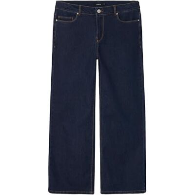 NAME IT Namn IT flicka Nlftulrichia DNM Lw Wide byxa jeans, Mörkblå denim, 164 NAME IT Namn IT flicka Nlftulrichia DNM Lw Wide byxa jeans, Mörkblå denim, 164