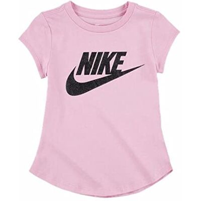 NIKE Futura S/S T-Tröja För Flickor, Just Pink, 18 Månader NIKE Futura S/S T-Tröja För Flickor, Just Pink, 18 Månader