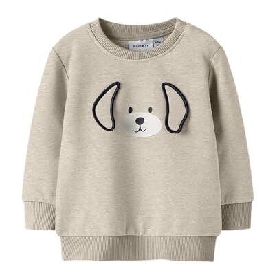 NAME IT Namn IT Nbmtobias Ls Sweat Bru, Peyote melange, 62 NAME IT Namn IT Nbmtobias Ls Sweat Bru, Peyote melange, 62