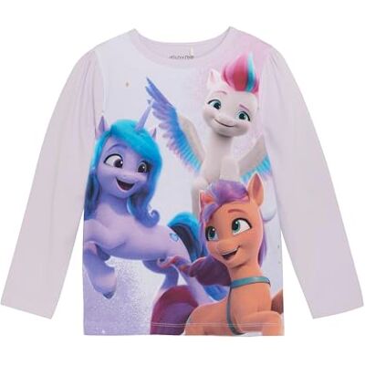 MINYMO Flicka långärmad t-shirt med My Little Pony-tryck, GRÅ, 104 cm MINYMO Flicka långärmad t-shirt med My Little Pony-tryck, GRÅ, 104 cm