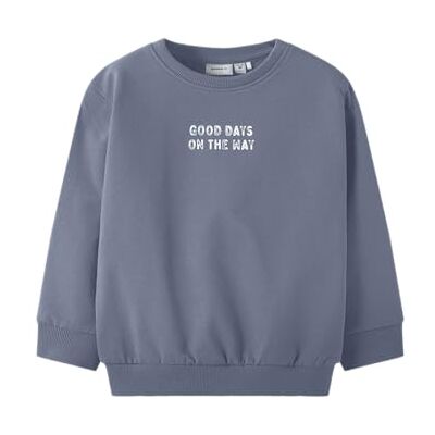 NAME IT Namn IT Nmmslade Ls Nreg Sweat Bru, Flintad sten, 116 NAME IT Namn IT Nmmslade Ls Nreg Sweat Bru, Flintad sten, 116