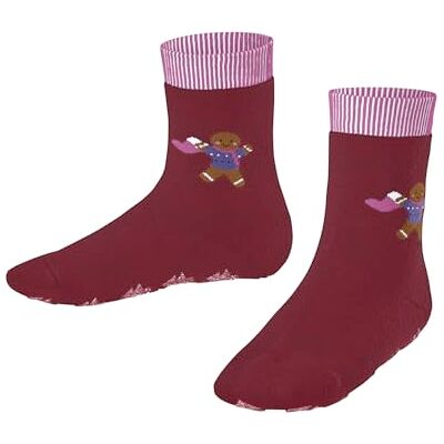 FALKE pojkar, unisex barn, Catspads K Hp bomull, halkfria noppor, stoppstrumpor, röd Ruby 8830 Gingerbread Friends, 19 EU, Röd Ruby 8830 Pepparvänner, 19 EU FALKE pojkar, unisex barn, Catspads K Hp bomull, halkfria noppor, stoppstrumpor, röd Ruby 8830 Gingerbread Friends, 19 EU, Röd Ruby 8830 Pepparvänner, 19 EU