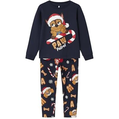 NAME IT Namn IT Nmmslava Paw Ls Nightset Cplg, marinblå blazer, 92 NAME IT Namn IT Nmmslava Paw Ls Nightset Cplg, marinblå blazer, 92