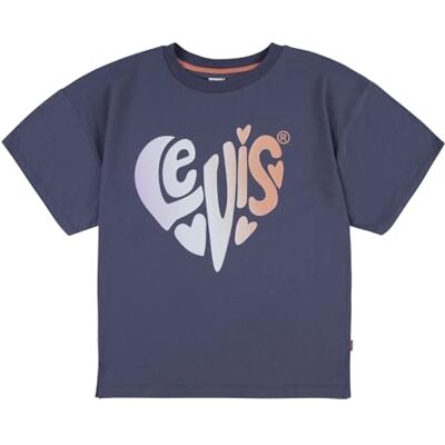 Levi's Flickors Lvg hjärta överdimensionerad T-shirt 3ej236 T-shirt, Kronblå, 3 år Levi's Flickors Lvg hjärta överdimensionerad T-shirt 3ej236 T-shirt, Kronblå, 3 år