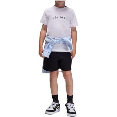 NIKE Jordan små barn broderad t-shirt (vit) NIKE Jordan små barn broderad t-shirt (vit)