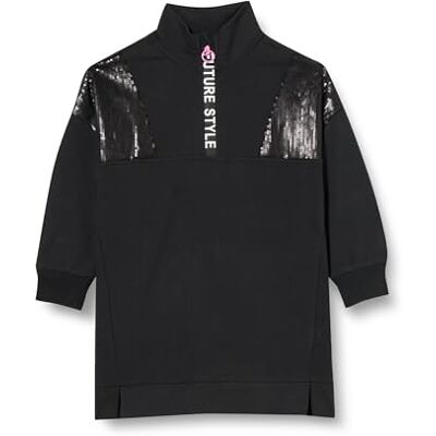 PRIMIGI Elastan Sweatshirt Klänning Casual Klänning för flickor och flickor, Grå, 5 anni PRIMIGI Elastan Sweatshirt Klänning Casual Klänning för flickor och flickor, Grå, 5 anni