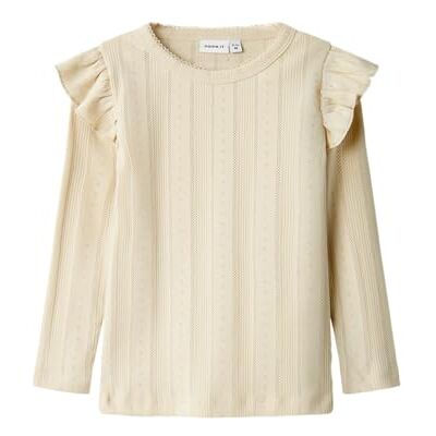 Name it mini Nmfjulia Ls Slim Top Noos, Sommarsand, 92 cm Name it mini Nmfjulia Ls Slim Top Noos, Sommarsand, 92 cm