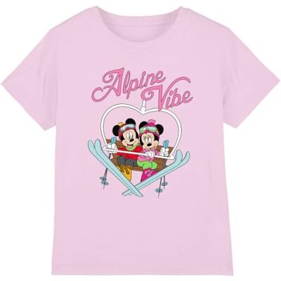 Mickey Mouse mandarin creative ltd Alpine Vibes Girls T-tröja, rosa, 3–4 år, Rosenröd, 3-4 anni Mickey Mouse mandarin creative ltd Alpine Vibes Girls T-tröja, rosa, 3–4 år, Rosenröd, 3-4 anni