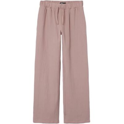 NAME IT flicka Nlfhussa string rak byxa tygbyxor, ROSA, 158 NAME IT flicka Nlfhussa string rak byxa tygbyxor, ROSA, 158