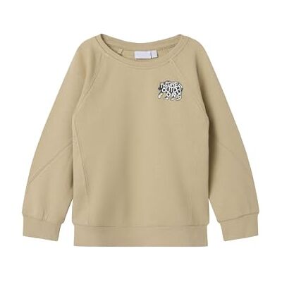NAME IT Pojke sweatshirt lös passform, Irländsk grädde, 92 NAME IT Pojke sweatshirt lös passform, Irländsk grädde, 92