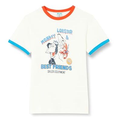 Charanga Slub stickad kortärmad T-shirt för barn rå pojke, Vit, 2 år Charanga Slub stickad kortärmad T-shirt för barn rå pojke, Vit, 2 år