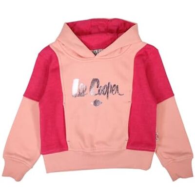 Lee Cooper , Huvtröja för flickor, rosa, storlek 12A LC12208 SW S3-12A, rosa, 12 �r Lee Cooper , Huvtröja för flickor, rosa, storlek 12A LC12208 SW S3-12A, rosa, 12 �r