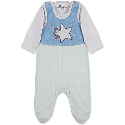Sterntaler Baby pojkar sparkdräkt set Nicki Emmi sparkbyxor, Helltürkis, 50 cm Sterntaler Baby pojkar sparkdräkt set Nicki Emmi sparkbyxor, Helltürkis, 50 cm