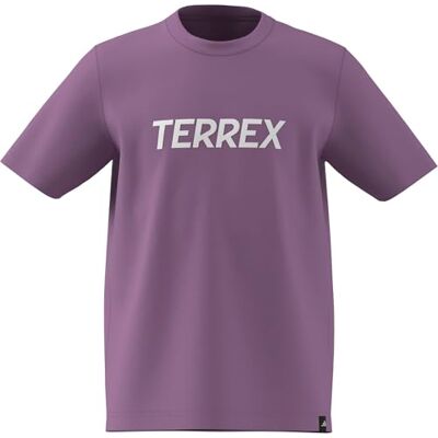adidas Uniseks dzieci Terrex Kids Multi Logo T-shirt, preloved purple, 11-12 Years adidas Uniseks dzieci Terrex Kids Multi Logo T-shirt, preloved purple, 11-12 Years