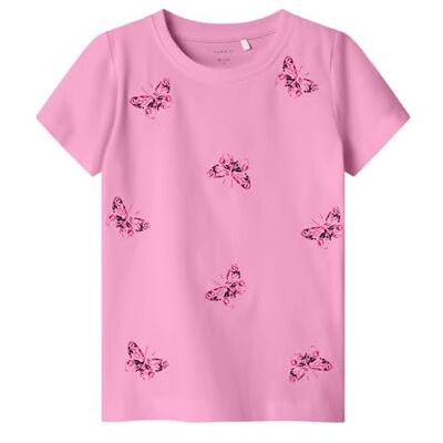 NAME IT Namn IT flicka Nmfdenys Ss Top, Rosa frostning, 110 NAME IT Namn IT flicka Nmfdenys Ss Top, Rosa frostning, 110