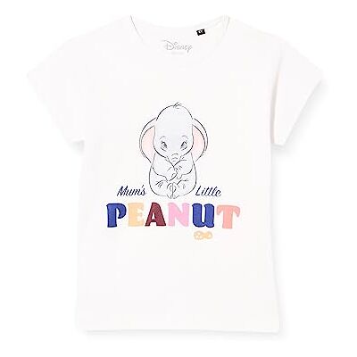 Disney "Dumbo Mummy Little Peanut" BODUMBOTS002 T-shirt för barn, vit, storlek 14 år, Vitt och blått, 14 �r Disney "Dumbo Mummy Little Peanut" BODUMBOTS002 T-shirt för barn, vit, storlek 14 år, Vitt och blått, 14 �r