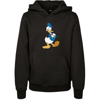 Tee herr barn Donald Duck Pose Hoody, svart, 110 Tee herr barn Donald Duck Pose Hoody, svart, 110