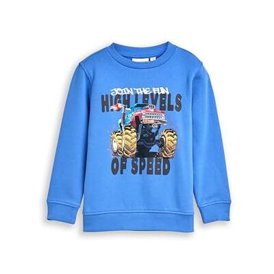 TOM TAILOR Barn pojkar sweatshirt, 37177 – mjuk medelblå, 116-122 TOM TAILOR Barn pojkar sweatshirt, 37177 – mjuk medelblå, 116-122