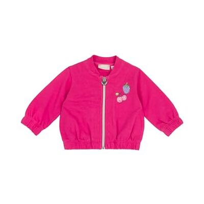 Chicco Lättviktig långärmad huvtröja med dragkedja för flickor, Mörkrosa, 9 mesi Chicco Lättviktig långärmad huvtröja med dragkedja för flickor, Mörkrosa, 9 mesi