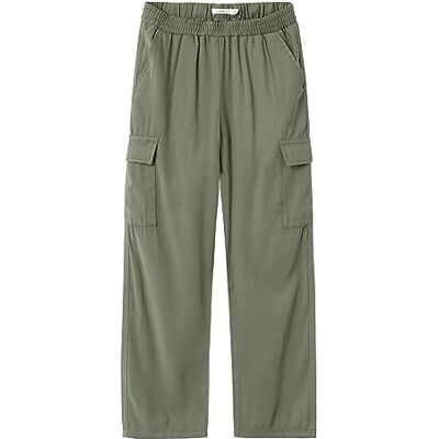 NAME IT Bestseller A/S Byxor för flickor, Djup Lichen Green, 164 NAME IT Bestseller A/S Byxor för flickor, Djup Lichen Green, 164
