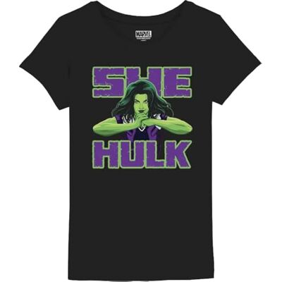 Marvel -t-shirt för flickor, svart, 10 År Marvel -t-shirt för flickor, svart, 10 År