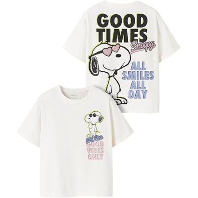NAME IT Nkfdylana Snoopy Ss Nreg Top Box Sky, Molndansare, 116 NAME IT Nkfdylana Snoopy Ss Nreg Top Box Sky, Molndansare, 116