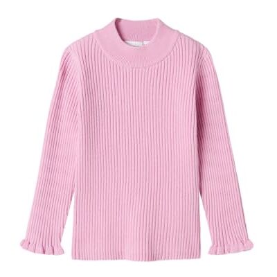 NAME IT Namn IT flicka Nmfvianna Ls smal stickad stickad tröja, Pastelllavendel, 98 NAME IT Namn IT flicka Nmfvianna Ls smal stickad stickad tröja, Pastelllavendel, 98