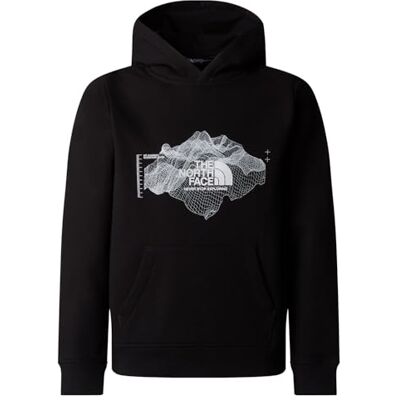 THE NORTH FACE Unisex barn Topographic normal huvtröja THE NORTH FACE Unisex barn Topographic normal huvtröja